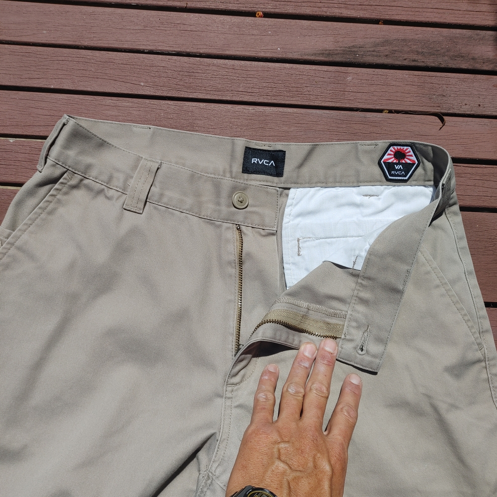 RVCA Men’s Tan Khaki Chino Pants
